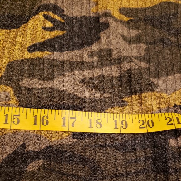 Ariella Camouflage Cowl Neck Hooded Top - Picture 10 of 12